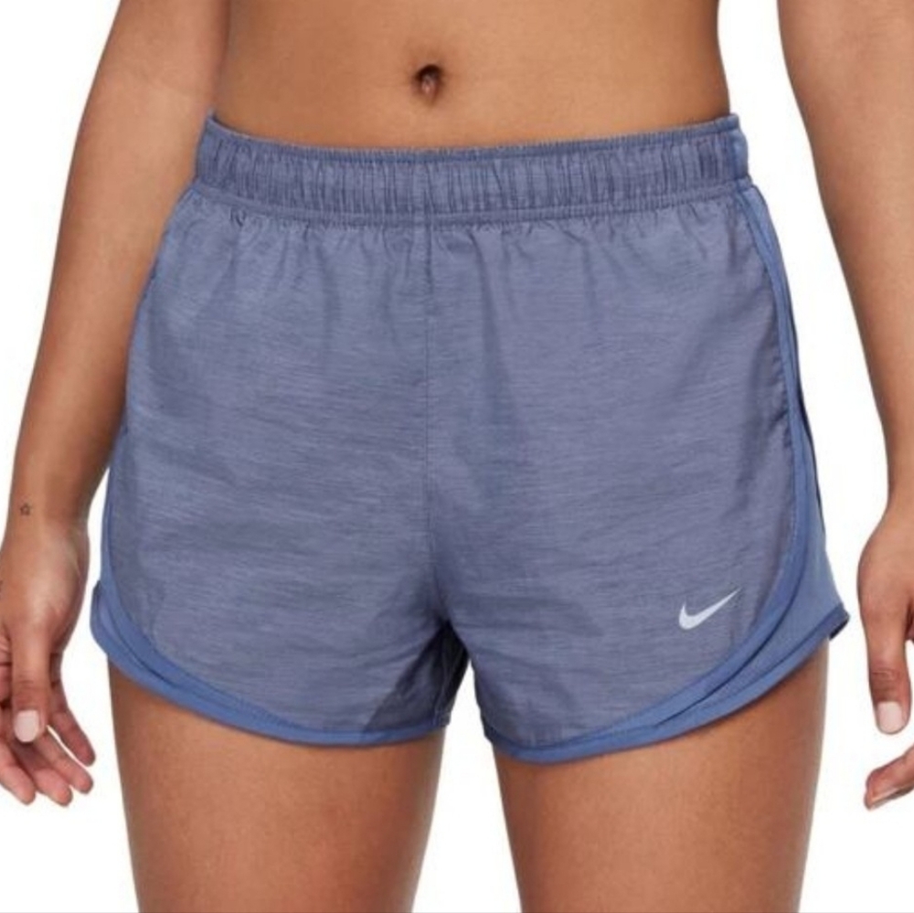 Nike Women's Blue Dri-Fit Lined Athletic Shorts Sz XS